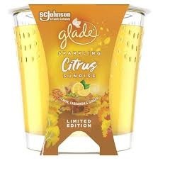 Svíčka Glade Sparkling Citrus 129g Svíčka Glade Sparkling Citrus 129g - Drogerie Osvěžovače a svíčky Svíčky vonné, čajové